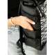 Жіночий рюкзак Sambag RollTop Hacking чорний принт "Zebra" (24460146)