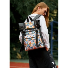 Жіночий рюкзак Sambag RollTop One з принтом "LIGHT II"