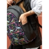 Жіночий рюкзак Sambag Zard LRT чорний з принтом "ABSTRACT" (25088710)