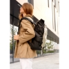 Жіночий рюкзак Sambag RollTop Hacking чорно-сірий (24460130)