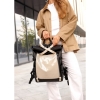 Жіночий рюкзак Sambag RollTop Hacking чорно-сірий (24460130)