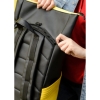 Рюкзак ролл Sambag RollTop MQN Чорний з жовтим (24320628)