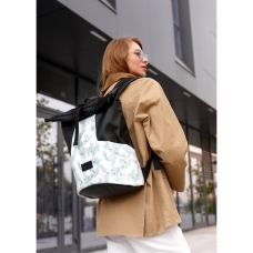 Рюкзак ролл Sambag унисекс RollTop KQN принт "Palm"