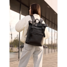Рюкзак RollTop 0SHn чорний