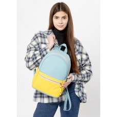 Жіночий рюкзак Sambag Dali BPSe блакитний з жовтим