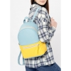 Жіночий рюкзак Sambag Dali BPSe блакитний з жовтим (15379610e)