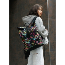 Рюкзак рол Sambag RollTop принт "ABSTRACT"