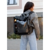 Жіночий рюкзак Sambag RollTop Hacking чорний (24460001)