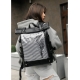 Жіночий рюкзак Sambag RollTop Hacking чорний принт "Zebra" (24460121)