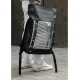 Жіночий рюкзак Sambag RollTop Hacking чорний принт "Zebra" (24460121)