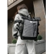 Жіночий рюкзак Sambag RollTop Hacking чорний принт "Zebra" (24460121)