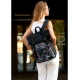 Жіночий тканевий рюкзак Sambag RollTop One з принтом "ABSTRACT" (24238707)