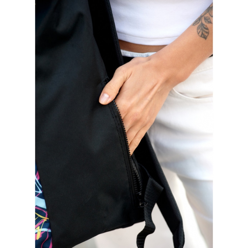 Жіночий тканевий рюкзак Sambag RollTop One з принтом "ABSTRACT" (24238707)
