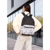 Жіночий рюкзак Sambag Zard SM Black & White (25058743)