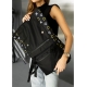 Рюкзак ролл Sambag унісекс RollTop LTT чорний оксфорд принт (24238731)
