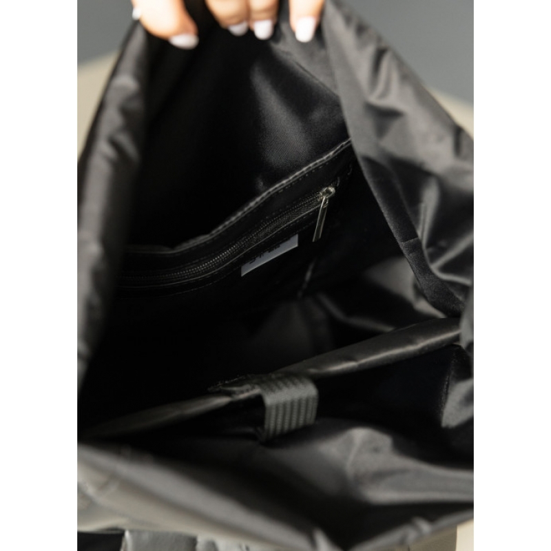 Рюкзак ролл Sambag унісекс RollTop LTT чорний оксфорд принт (24238731)
