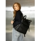 Рюкзак ролл Sambag унісекс RollTop LTT чорний оксфорд принт (24238731)