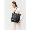 Сумка Sambag Shoper NOVA чорна з крокодилом (93140170)