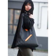 Жіноча сумка Sambag хобо M чорна