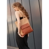 Жіноча сумка Sambag Shopper бежева з клапаном (93251026)