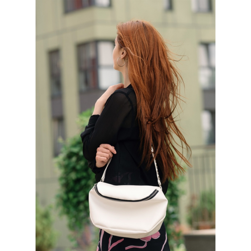 Жіноча сумка Sambag Milano SZS біла (95103008)
