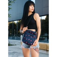 Сумка через плече мессенджер Sambag Makros фламінго