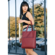 Сумка Sambag Shopper Tote SEN бордо