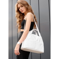 Жіноча спортивна сумка Sambag Vogue біла