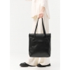 Сумка Sambag Shoper NOVA чорна з принтом "Bloom" (93140401)