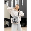 Жіноча сумка через плече мессенджер Sambag SKN чорний принт "Zebra" (70230146)