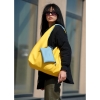 Жіноча сумка Sambag HOBO L жовто-блакитна (53300128)