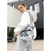 Жіноча сумка через плече месенджер Sambag Makros принт "Leaves" (70278144)