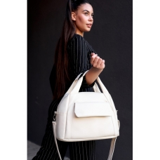 Жіноча спортивна сумка Sambag Vogue BKS молочний