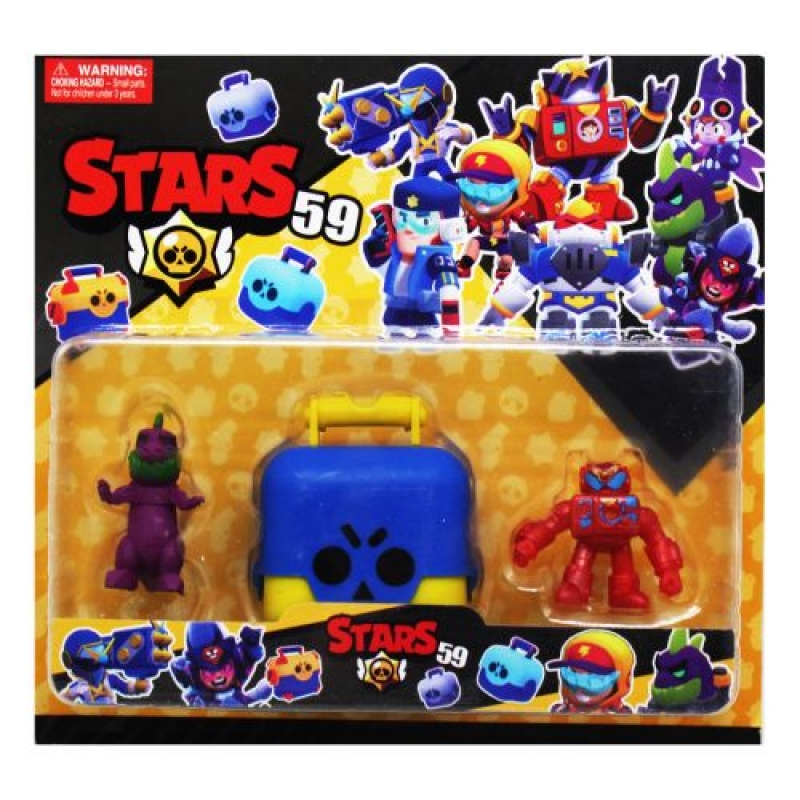 Ігровий набір "BRAWL STARS", синій (200883B) (склад -T-)