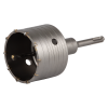 Коронка по бетону Ø80×70мм 10 зубців + хвостовик 110мм SDS-plus GRAD (1514405)