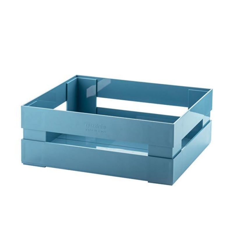 Ящик для хранения Guzzini Tidy & Store 169400189 30х22х10,5 см голубой (Склад -Y-)