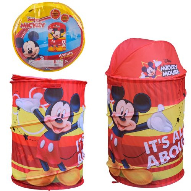 Кошик для іграшок арт. D-3511 (24шт) Mickey Mouse, р-р іграшки 43*43*60 см, сумка 49*49*3 см, (D-3511) (склад -T-)
