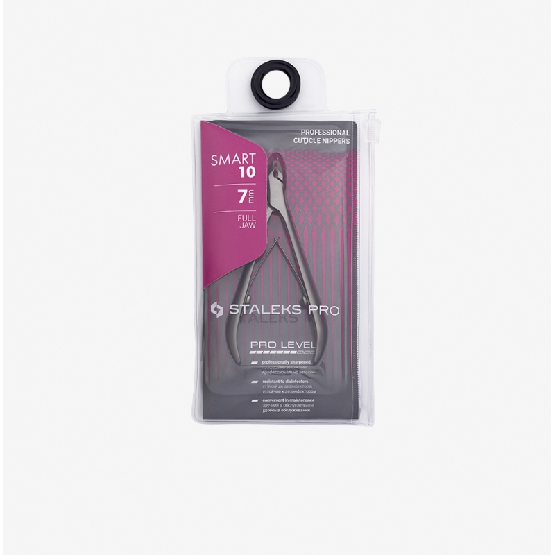 Кусачки професійні для шкіри SMART 10 7 мм Staleks (NS-10-7) (4820121591791)