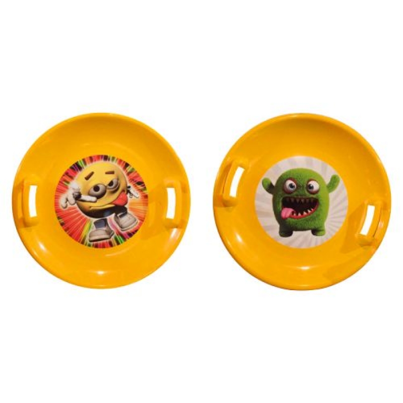 Санки-Ледянка SNOW PLATE (жовтогарячий) 60см (6111) (склад -T-)