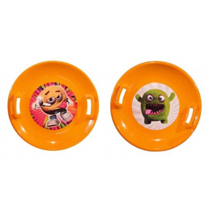 Санки-Ледянка SNOW PLATE (помаранчевий) 60см (6111) (склад -T-)