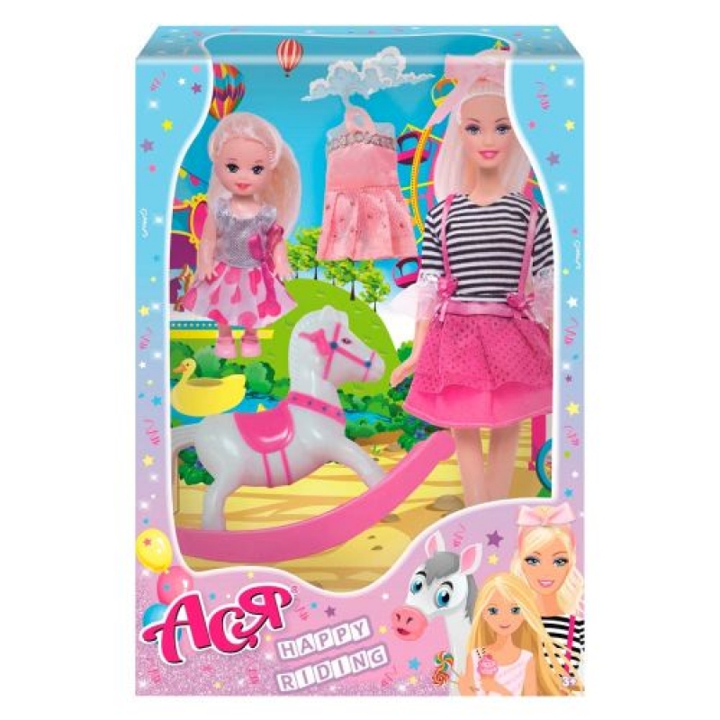 Лялька Ася "Happy Riding" з аксесуарами (35104) (склад -T-)