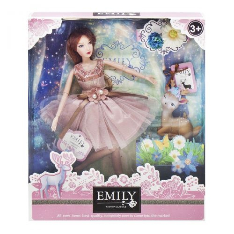 Лялька "Emily Fashion Classics", з оленяти (QJ087D) (склад -T-)