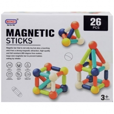 Конструктор магнітний MAGNETIC STICKS BEZ-004 26дет (BEZ-004)