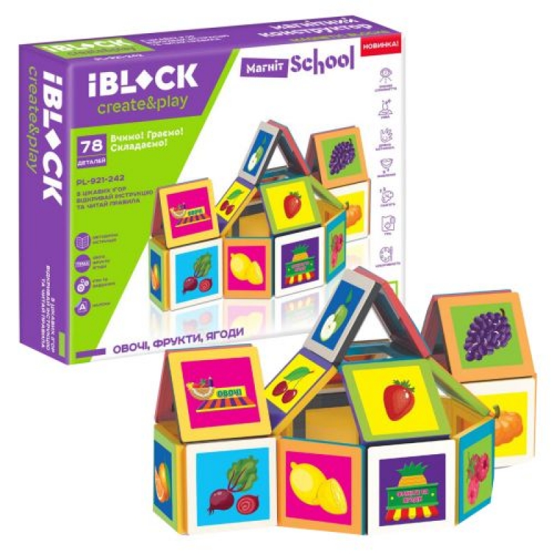Конструктор "Magnetic blocks" (PL-921-242) (склад -T-)