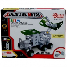 Конструктор металевий "RADAR TRUCK" (100 дет) (1105)