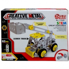 Конструктор металевий "Ladder Truck" (82 дет) (1104)