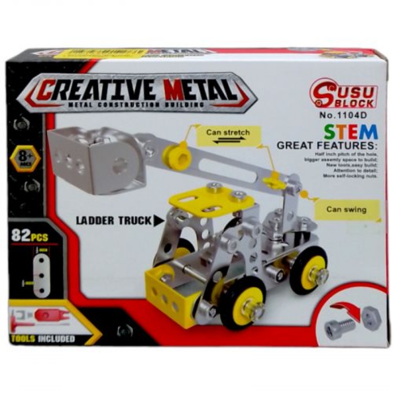 Конструктор металевий "Ladder Truck" (82 дет) (1104) (склад -T-)