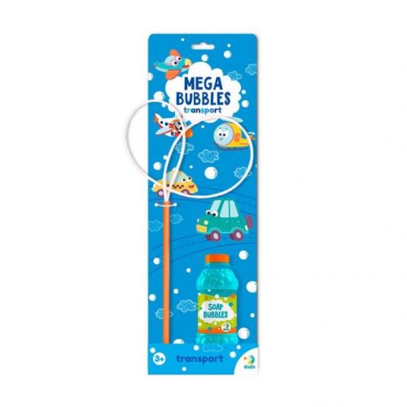 Мильні бульбашки Mega Bubbles Транспорт 450 мл (300246) (склад -T-)