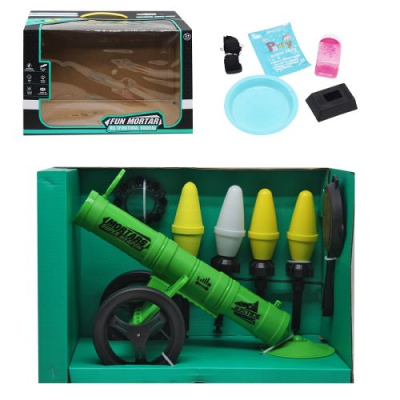 Міномет з мильними бульбашками "Fun Mortar" (зелений) (HT562) (склад -T-)