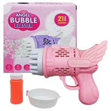 Пістолет з мильними бульбашками "Angel Bubble Blaster" (рожевий) (3939-142)